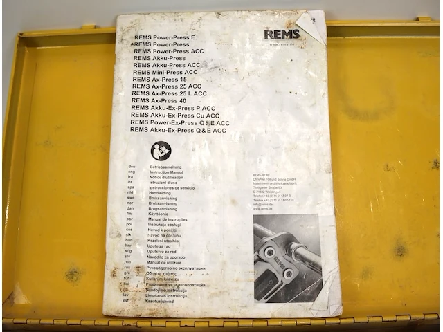Rems accu radiaalpers - afbeelding 6 van  7