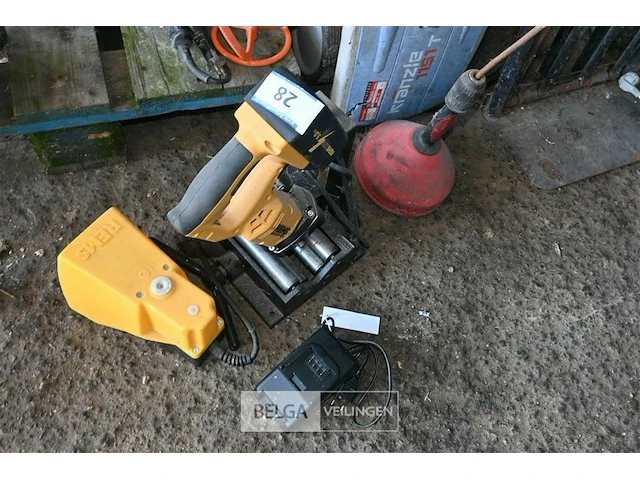 Rems buizensnijder op batterij type 845007 - afbeelding 2 van  2