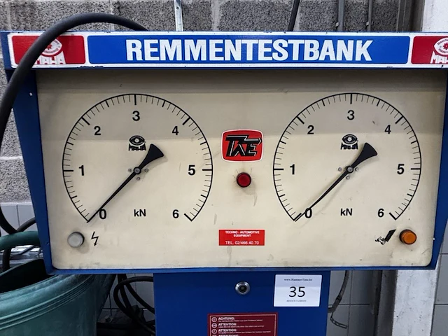 Remtestbank maha iw 2 profi 1992 - afbeelding 3 van  9