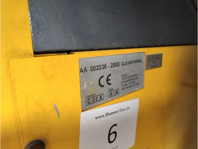 Remtestbank/ schokdempertestbank facom clc500 - afbeelding 10 van  11