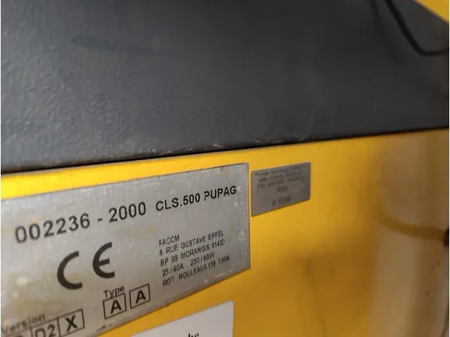 Remtestbank/ schokdempertestbank facom clc500 - afbeelding 11 van  11
