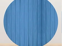 Renaiss 2x2m retro marine blauw houten bord ronde achtergrond - afbeelding 1 van  4