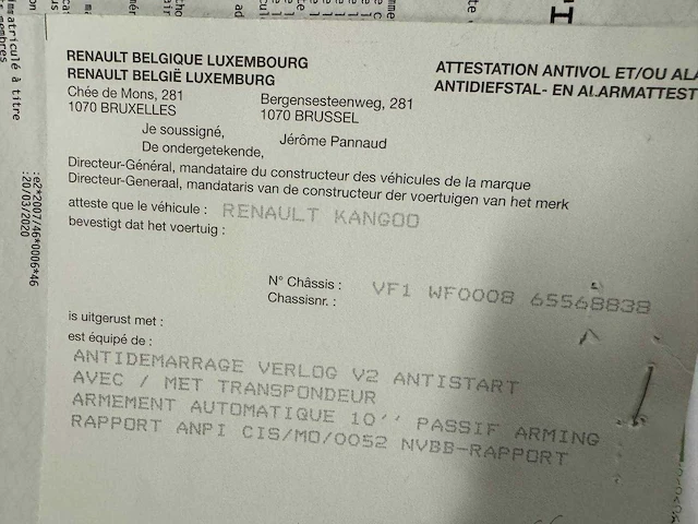 Renault - kangoo - w - car - 2020 - afbeelding 14 van  24