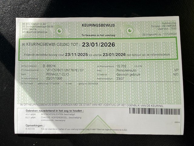 Renault clio, 1995 - afbeelding 14 van  23