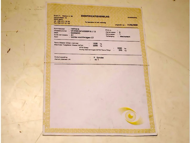 Renault kangoo - vf1fw51m163200918 - 2019 - afbeelding 15 van  22