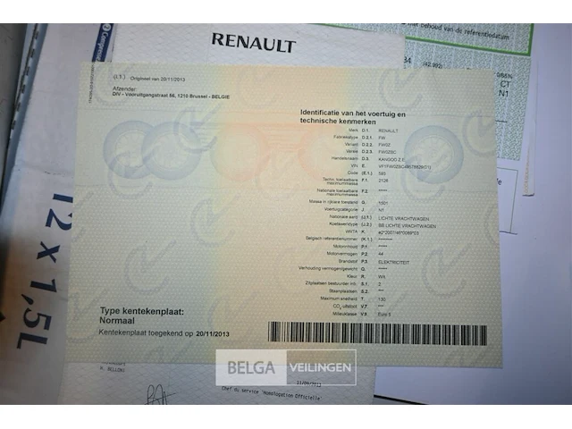 Renault kangoo elektrische lichte vrachtwagen - afbeelding 7 van  27