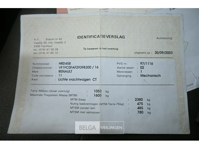 Renault kangoo lichte vrachtwagen - afbeelding 7 van  22