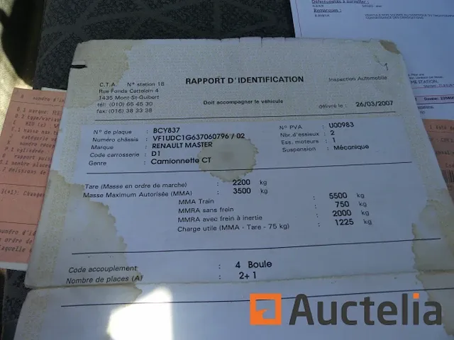 Renault master dci 120 kiepwagen (2007-122.535 km) - afbeelding 13 van  20