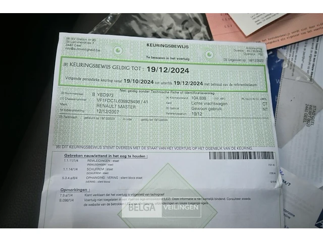 Renault master lichte vrachtwagen - afbeelding 10 van  14