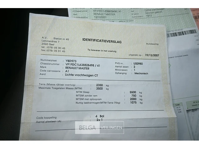 Renault master lichte vrachtwagen - afbeelding 11 van  14