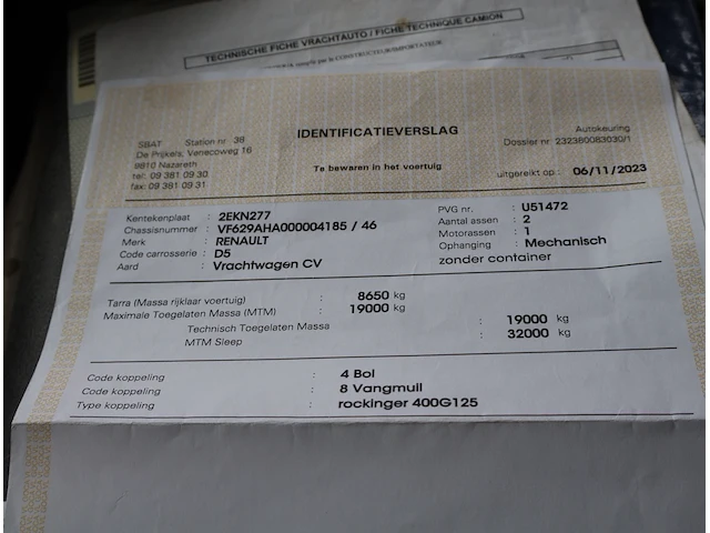 Renault premium - vin: vf629aha000004185 - afbeelding 20 van  27
