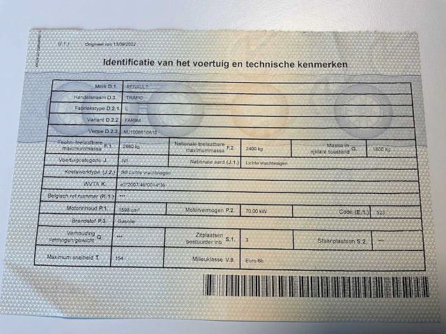 Renault traffic, 2018 - afbeelding 8 van  19