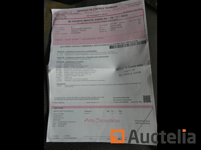 Renault traffic bestelwagen (2003-411.053 km-vin:vf1flaca63v180319) - afbeelding 16 van  23