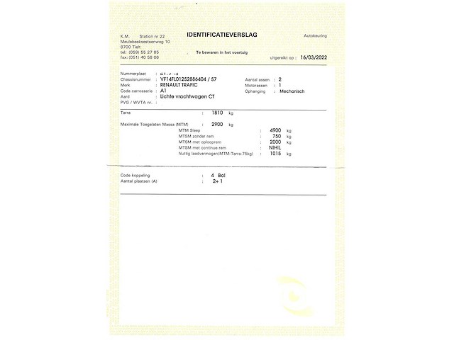 Renault trafic 1.6 dci | 2016 | 103.699 km | diesel | - afbeelding 7 van  18