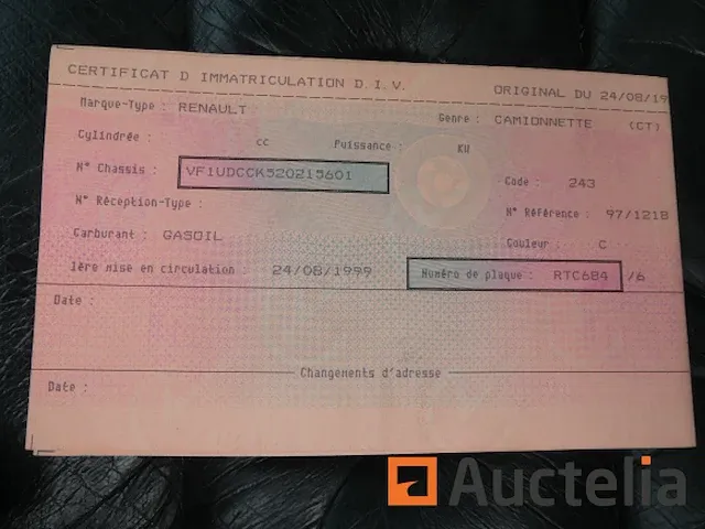 Renault udcck5 bestelwagen (1999-217.542 km) - afbeelding 45 van  50