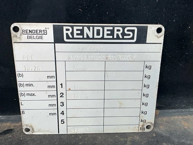 Renders trailer / oplegger voor 40ft container - afbeelding 15 van  19