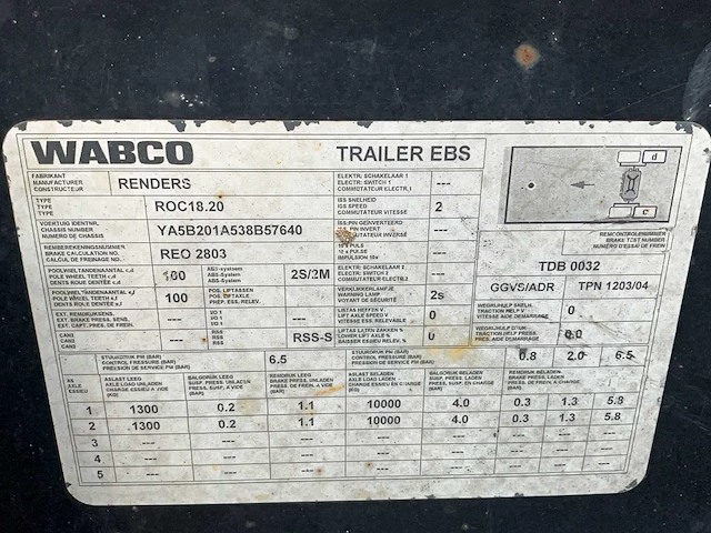 Renders trailer / oplegger voor 40ft container - afbeelding 18 van  19