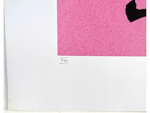 René guiette - abstracte compositie - zeefdruk - afbeelding 4 van  6
