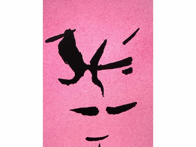 René guiette - abstracte compositie - zeefdruk - afbeelding 5 van  6
