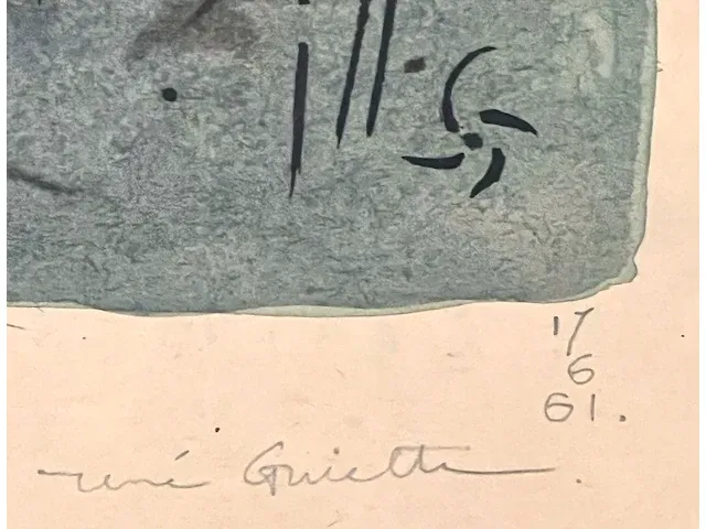 René guiette (antwerpen 1893-1976) origineel - afbeelding 4 van  5