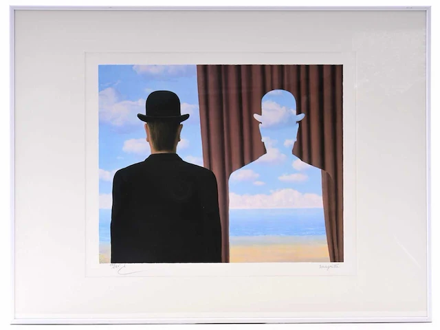 René magritte - décalcomanie - litho - afbeelding 2 van  2