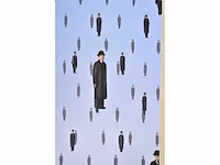 René magritte - golconde - litho - afbeelding 6 van  9
