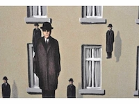 René magritte - golconde - litho - afbeelding 8 van  9