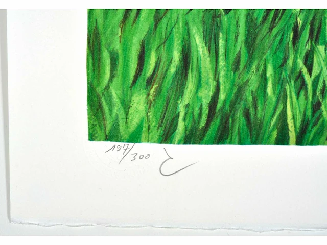 René magritte - la belle captive - litho - afbeelding 4 van  8