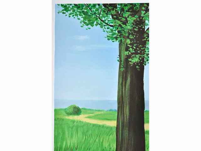 René magritte - la belle captive - litho - afbeelding 7 van  8