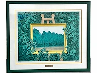 René magritte - la cascade - litho - afbeelding 3 van  10
