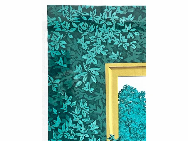 René magritte - la cascade - litho - afbeelding 8 van  10