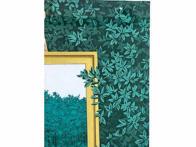 René magritte - la cascade - litho - afbeelding 9 van  10