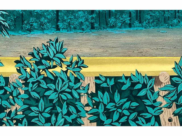 René magritte - la cascade - litho - afbeelding 7 van  7