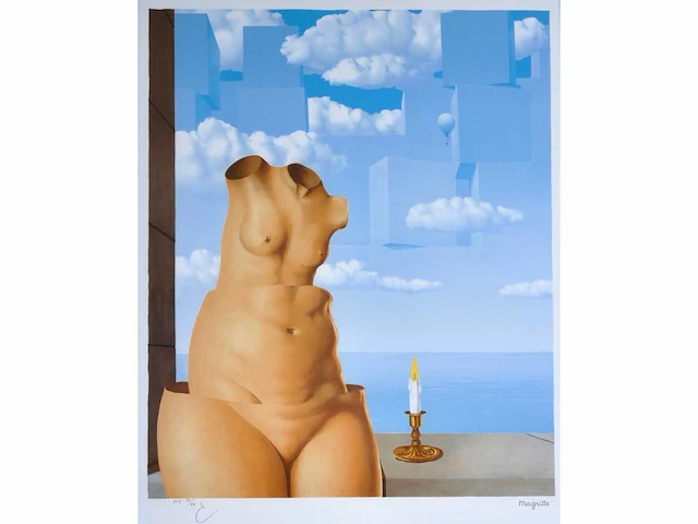 René magritte - la folie des grandeurs ii - litho - afbeelding 2 van  8
