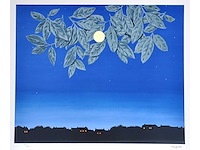René magritte - la page blanche - litho - afbeelding 1 van  8