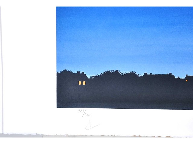 René magritte - la page blanche - litho - afbeelding 4 van  8