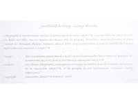 René magritte - la page blanche - litho - afbeelding 8 van  8