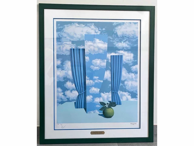 René magritte - le beau monde - litho - afbeelding 2 van  8