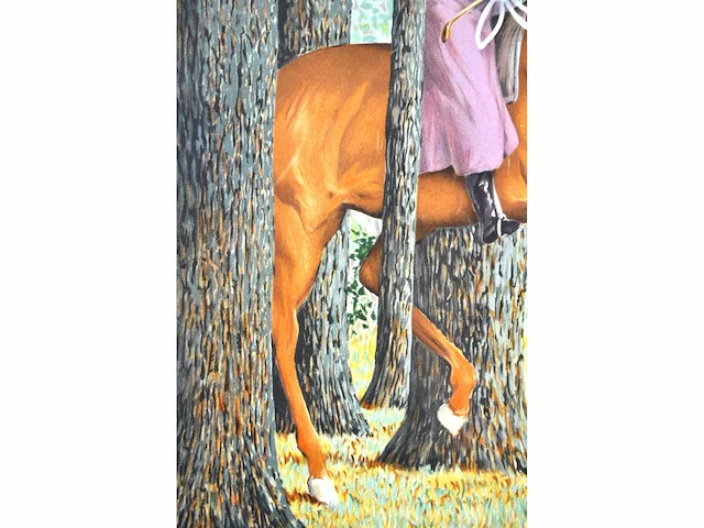 René magritte - le blanc-seing - litho - afbeelding 9 van  10