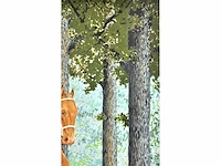 René magritte - le blanc-seing - litho - afbeelding 10 van  10