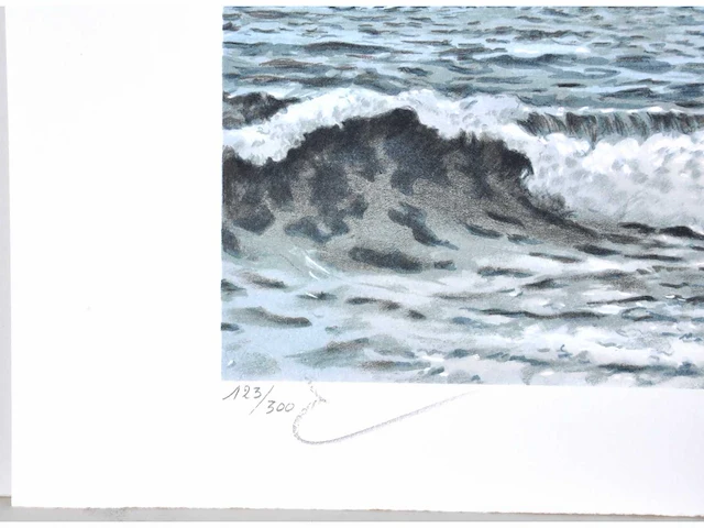 René magritte - le château des pyrenées - litho - afbeelding 5 van  10