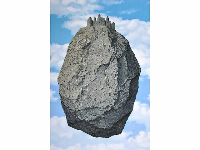René magritte - le château des pyrenées - litho - afbeelding 6 van  10