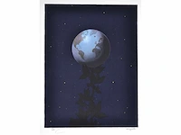 René magritte - le grand style - litho - afbeelding 1 van  6
