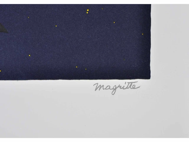 René magritte - le grand style - litho - afbeelding 3 van  6
