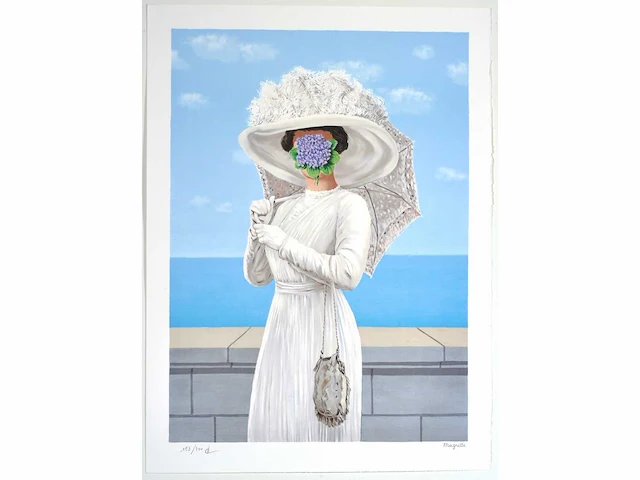 René magritte - le séducteur - litho - afbeelding 2 van  7