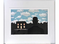 René magritte - l’empire des lumières - litho - afbeelding 2 van  6