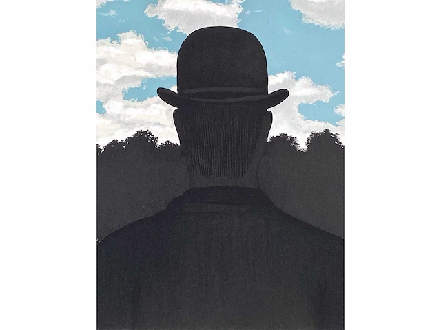 René magritte - l’empire des lumières - litho - afbeelding 6 van  6