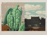René magritte - les grands oiseaux sont ceux de l'île de tresor - afbeelding 2 van  2