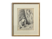 René magritte - lithografie 1948 - afbeelding 1 van  1