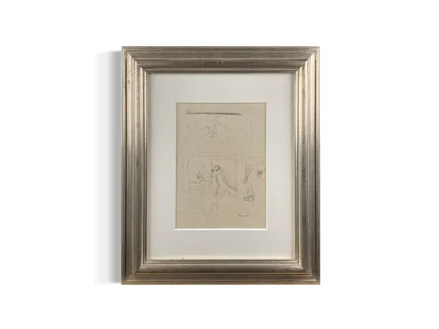 René magritte - originele tekening - afbeelding 1 van  2